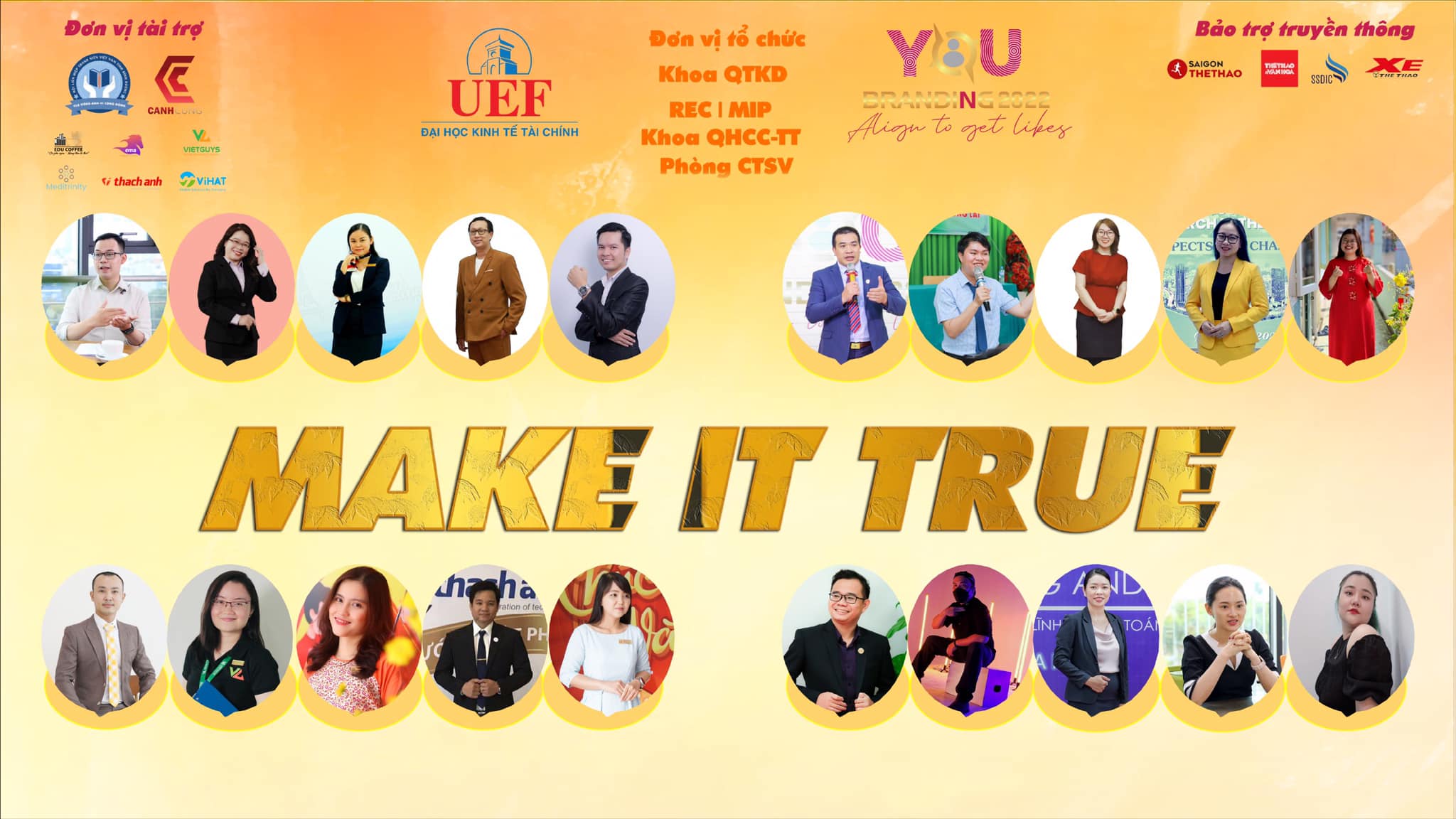 Hội đồng giám khảo tại YouBranding 2022 vòng bán kết "Make it true"